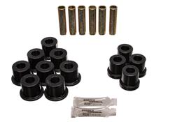 Bushings, Leaf Spring, Polyurethane, Black, Rear, Chevy, GMC, Pickup, Kit