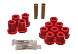 Bushings, Leaf Spring, Polyurethane, Red, Rear, Chevy, Bel Air, Kit