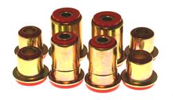 Control Arm Bushings, Front, Upper/Round Lower, Polyurethane, Red, Buick, Chevy, Oldsmobile, Pontiac, Kit