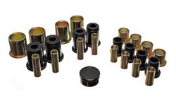 Control Arm Bushings, Front, Upper/Lower, Polyurethane, Black, Buick, Chevy, Oldsmobile, Pontiac, Kit