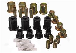 Control Arm Bushings, Front, Upper/Lower, Polyurethane, Black, Chevy, Oldsmobile, Pontiac, Passenger Car, Kit