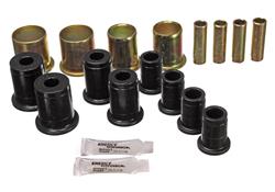 Control Arm Bushings, Front, Upper/Lower, Polyurethane, Black, Chevy, GMC, Pickup/SUV, Kit