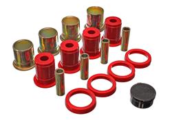 Control Arm Bushings, Rear, Polyurethane, Red, Chevy, Pontiac, Kit