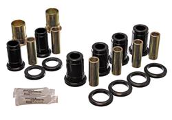 Control Arm Bushings, Rear, Polyurethane, Black, Chevy, Kit