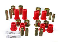 Control Arm Bushings, Front, Polyurethane, Red, Buick, Chevy, Oldsmobile, Pontiac, Passenger Car, Kit