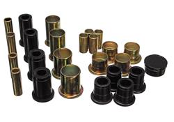 Control Arm Bushings, Front, Upper/Lower, Polyurethane, Black, Chevy, GMC, Isuzu, Pickup/SUV, Kit