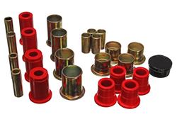 Control Arm Bushings, Front, Upper/Lower, Polyurethane, Red, Chevy, GMC, Isuzu, Pickup/SUV, Kit