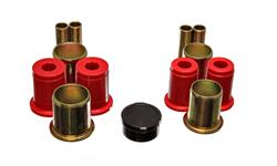 Control Arm Bushings, Front Lower, Polyurethane, Red, Buick, Cadillac, Chevrolet, Oldsmobile, Pontiac, Kit