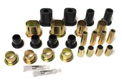 Control Arm Bushings, Front, Upper/Oval Lower, Polyurethane, Black, Buick, Chevy, Oldsmobile, Pontiac, Car, Kit