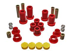 Control Arm Bushings, Front, Upper, Polyurethane, Red, Chevy, GMC, Pickup, Kit