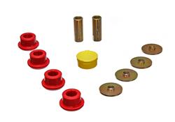 Trailing Arm; Rear Trailing Arm Bushing Set; Incl. Capwashers; Must Reuse Existing Outer Metal Shells; Red