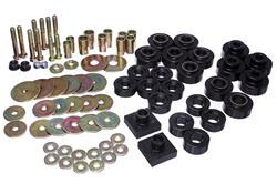 Body Mount Bushings, Polyurethane, Black, Oldsmobile, Kit