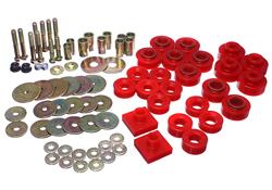 Body Mount Bushings, Polyurethane, Red, Oldsmobile, Kit