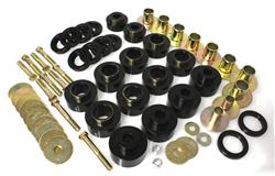 Bushings, Body Mount, Polyurethane, Black, Chevy, Kit