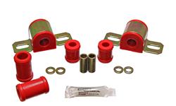 Bushings, Rear Sway Bar, Polyurethane, Red, 5/8 in. Diameter, Chevy, Pontiac, Kit