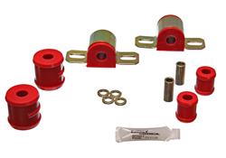 Bushings, Rear Sway Bar, Polyurethane, Red, 3/4 in./19mm Diameter, Chevy, Pontiac, Kit