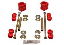 Bushings, Front Sway Bar, Polyurethane, Red, 32mm Diameter, Chevy, GMC, SUV/Van/Pickup, Kit