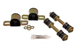 Bushings, Rear Sway Bar, Polyurethane, Black, 24mm Diameter, Chevy, Pontiac, Kit