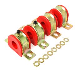 Bushings, Front Sway Bar, Polyurethane, Red, 27mm Diameter, Chevy, GMC, Pickup/SUV, Set of 4