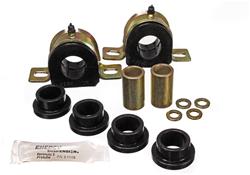 Sway Bar Bushings, Front, Polyurethane, Black, 1.063 in. Sway Bar Diameter, Chevrolet, GMC, Kit