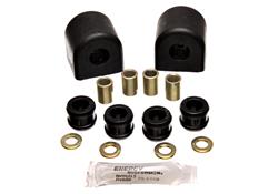 Sway Bar Bushing; Rear Sway Bar Bushing Set; Bar Dia. 24mm; Reuse Original Brackets; Black