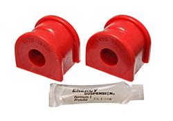 Sway Bar Bushings, Rear, Polyurethane, Red, 19mm, Chevy, Set