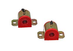 Bushings, Front Sway Bar, Polyurethane, Red, 17.5mm Diameter, Chevy, Pontiac, Passenger Car, Pair