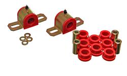 Bushings, Rear Sway Bar, Polyurethane, Red, 22mm Diameter, Chevy, GMC, Kit