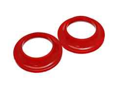 Bushings, Coil Spring Isolator, 2.125 in. I.D., 3.500 in. O.D., Polyurethane, Red, Universal, Pair