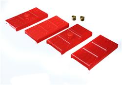 Bushing, Leaf Spring Pads, General Motors, Mono Leaf, Red