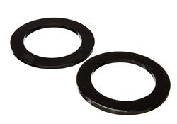 Coil Spring Isolators, Front Upper, 5.670 in. I.D., 0.275 in. Thick, Polyurethane, Black, Buick, Chevrolet, Oldsmobile, Pontiac, Pair