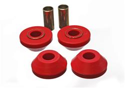 Strut Rod Bushings, Polyurethane, Red, Front, Chevrolet, Set