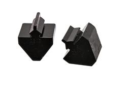 Bushing, Bump Stop Set, 1 5/8 in. Tall, 1 13/16 in. Long, 1 15/16 in. Wide, Black, Pair