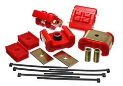 Motor Mounts, Transmission Mount, Polyurethane, Red, Chevy, K20/K30/Pickup, Chevy, Big Block, Kit