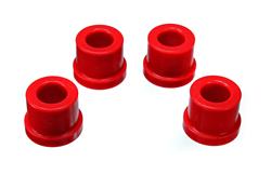 Bushings, Rack and Pinion, Polyurethane, Red, Ford, Mercury, Set of 4