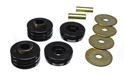 Bushing, Transmission Mount, Ford Bronco, Zinc Finish, Black