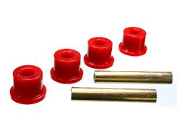 Bushing, Transmission Crossmember, Mount to Frame, Red, Ford, Each