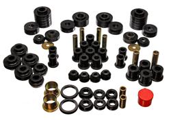 Bushing Kit, Polyurethane, Black, Ford, Pickup, Kit