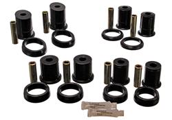 Control Arm Bushings, Rear, Polyurethane, Black, Ford, Mercury, Kit