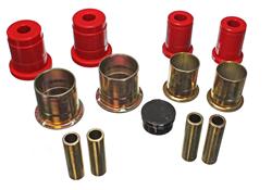 Control Arm Bushings, Front, Polyurethane, Red, Ford, Kit