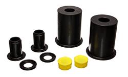 Control Arm Bushings, Front, Lower, Polyurethane, Black, Ford, Set