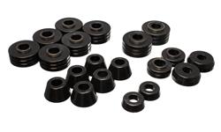 Body Mount Bushings, Polyurethane, Black, Ford, SUV, Set of 20