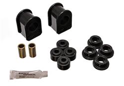 Bushings, Front/Rear Sway Bar, Polyurethane, Black, 1 1/8 in./28.5mm Diameter, Ford, Pickup, SUV, Kit