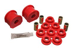 Bushing, Rear Sway Bar Set, Ford, A Style, 7/8" Diameter/2" Tall, Red