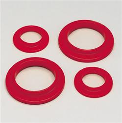 Coil Spring Isolator; Front Coil Spring Isolator Set; Upper; Red