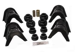 Bushing Kit, Polyurethane, Black, 2 Degree Offset, Ford, Pickup, SUV, Kit