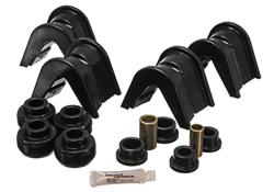 Bushing Kit, Polyurethane, Black, 4 Degree Offset, Ford, Pickup, SUV, Kit