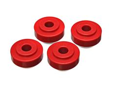 Strut Rod Bushings, Polyurethane, Red, Front, Ford, Set