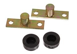 Tailgate Hinge Repair Kit, Black Polyurethane Bushings, Plated Brackets, Ford, Pickup, SUV, Kit