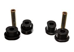 Motor Mounts, Insert, Bolt-In, Steel, Polyurethane, Black, Chrysler, Dodge, Plymouth, V8, Set